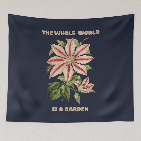 Item preview, THE WHOLE WORLD IS A GARDEN designed and sold by netdota.