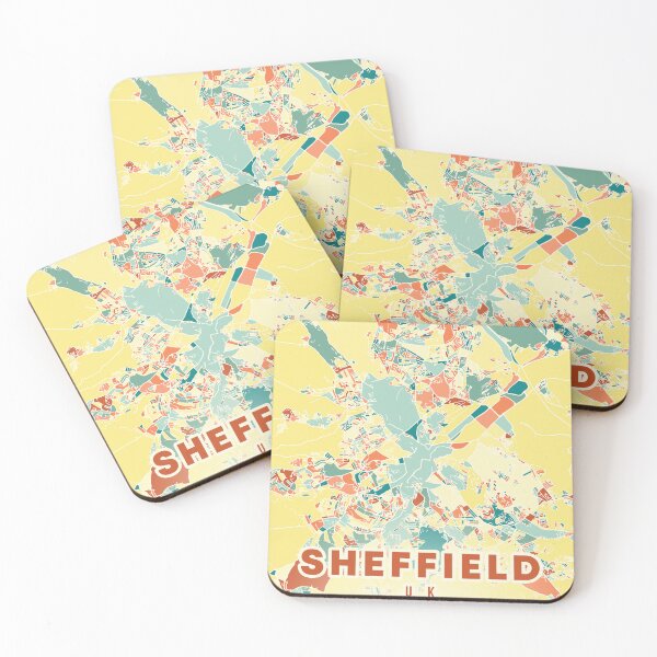 Item preview, Sheffield UK Map designed and sold by chrlalexandru.