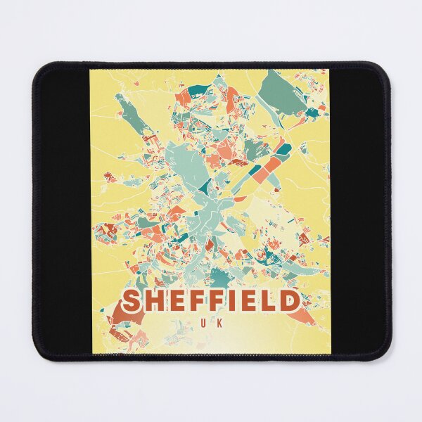 Item preview, Sheffield UK Map designed and sold by chrlalexandru.