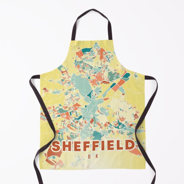 Item preview, Sheffield UK Map designed and sold by chrlalexandru.
