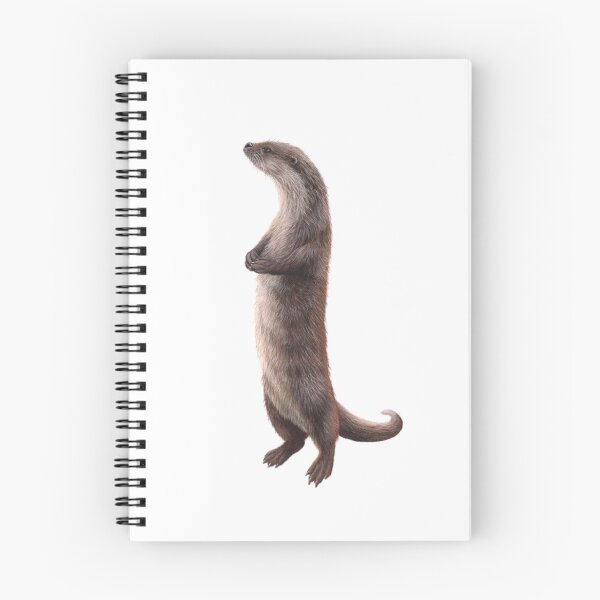 Item preview, Eurasian otter standing on his hind legs designed and sold by Lonneke Grimbergen.