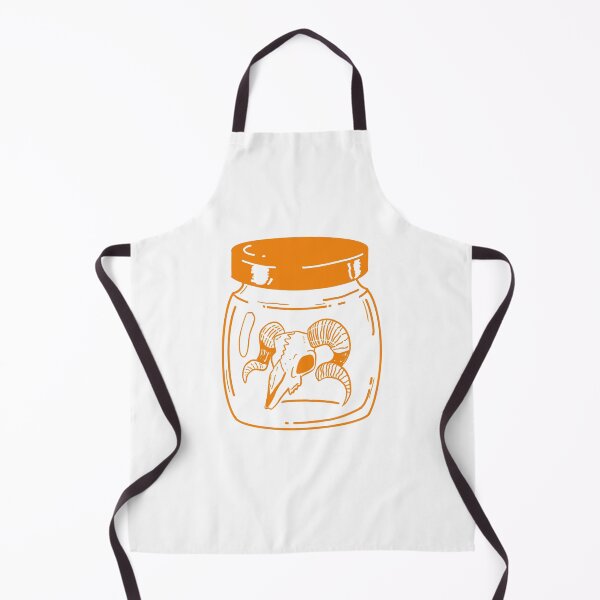 Artikelvorschau, Orange Ram Skull In a Jar cute gift entworfen und verkauft von AnanasArt.