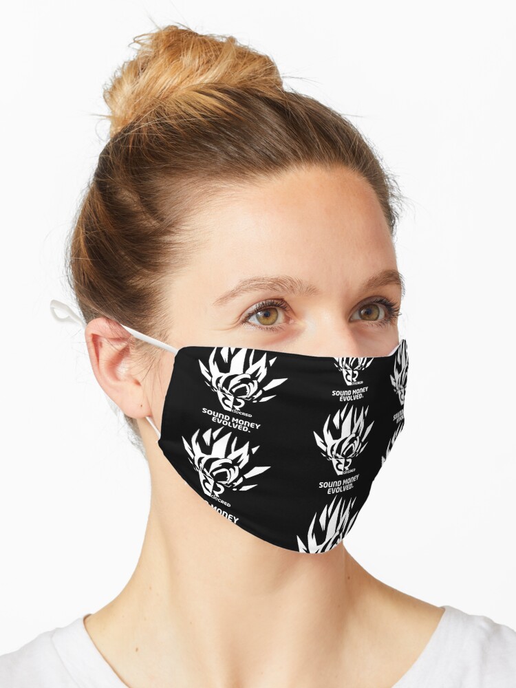 Thumbnail 1 of 5, Mask, Decred sound money evolved © v1 (Design timestamped by https://timestamp.decred.org/) designed and sold by OfficialCryptos.