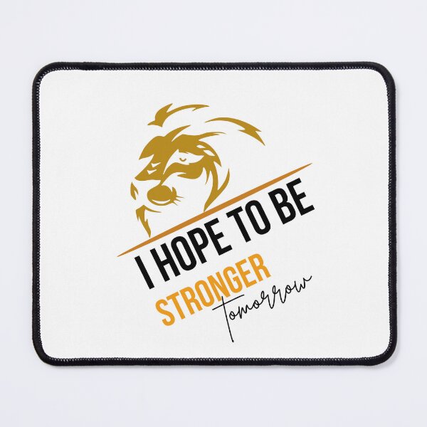 Item preview, i hope to be stronger tomorrow, Gift Sticker designed and sold by YouSsefHN05.