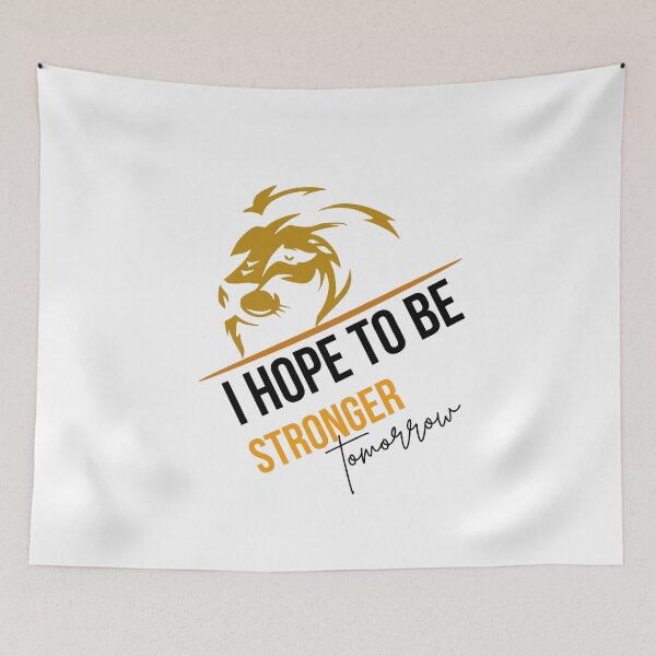 Item preview, i hope to be stronger tomorrow, Gift Sticker designed and sold by YouSsefHN05.