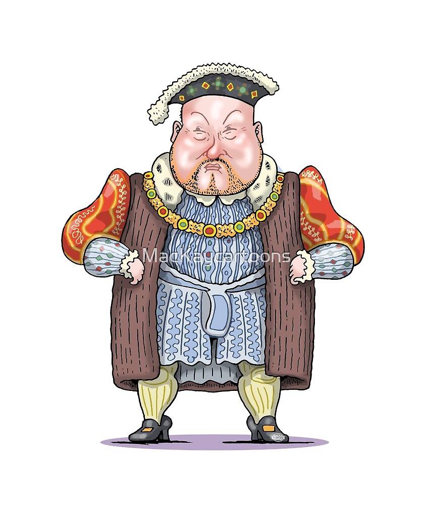 Henry VIII by MacKaycartoons