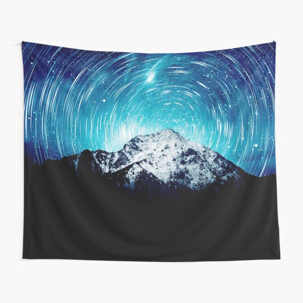 Between the galaxy and the mountain Tapestry