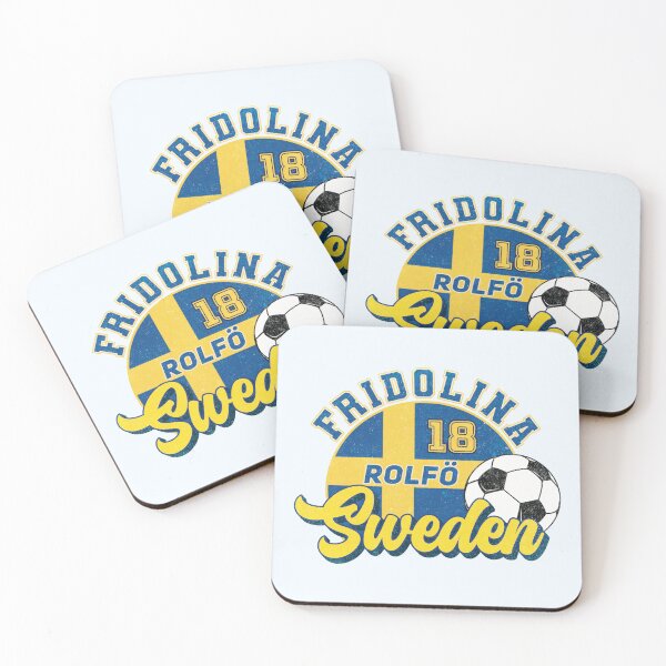 Item preview, Fridolina #18 Sweden Womens Soccer Team (sunset style) designed and sold by Numero14.