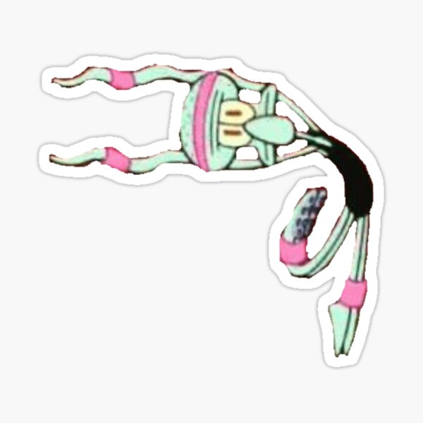 Dancing squidward Sticker