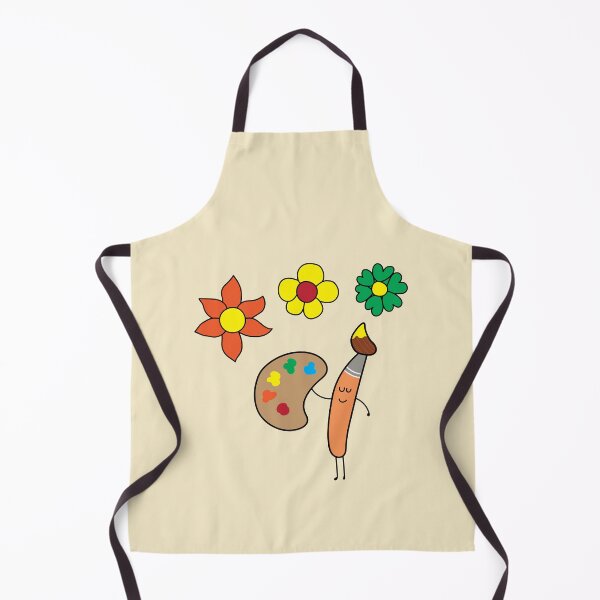 Item preview, funny art brush drawing flowers designed and sold by wordspotrayal.