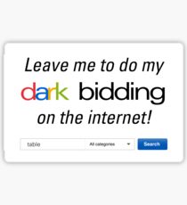 Dark Bidding - What We Do in the Shadows Sticker
