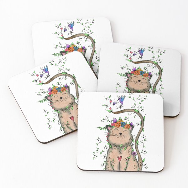 Item preview, The Hummingbird and the Kitty designed and sold by TheHippieKitty.