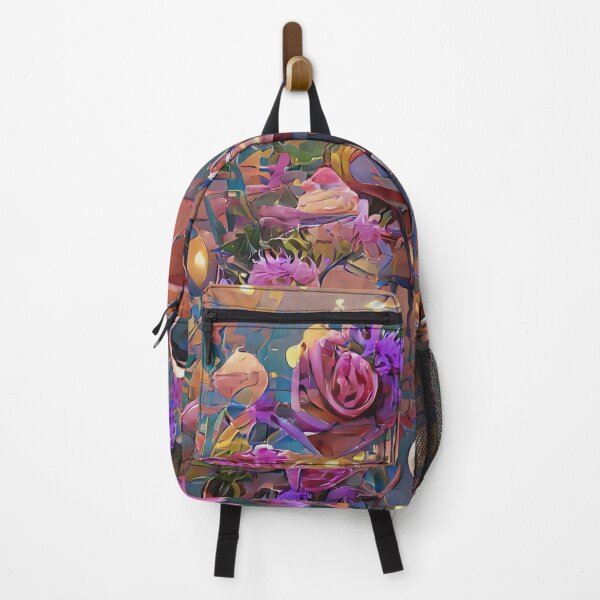 Item preview, Psychedelic pink floral coffee shop| psychedelic floral coffee designed and sold by PsychicLove.