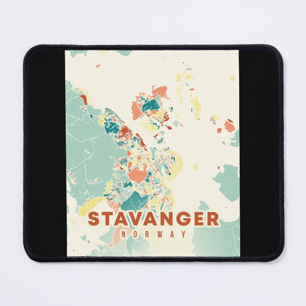 Item preview, Stavanger Norway Map designed and sold by chrlalexandru.