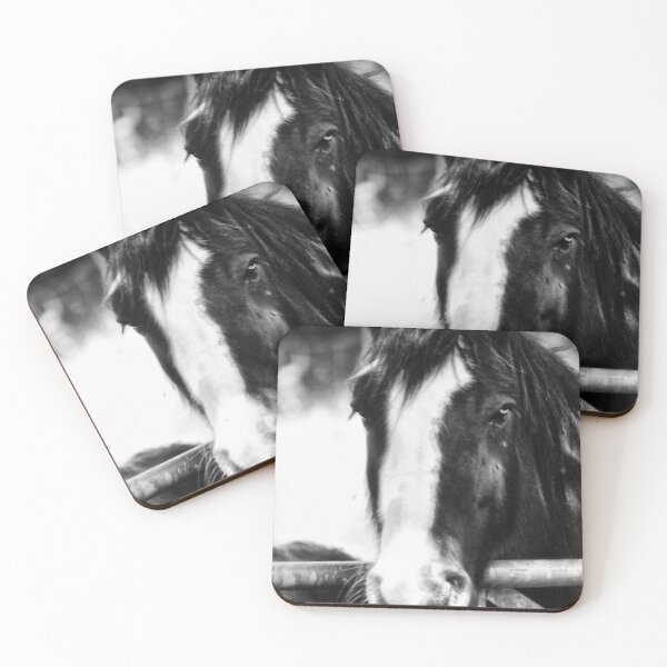 Item preview, horse black and white designed and sold by Francespoppy.