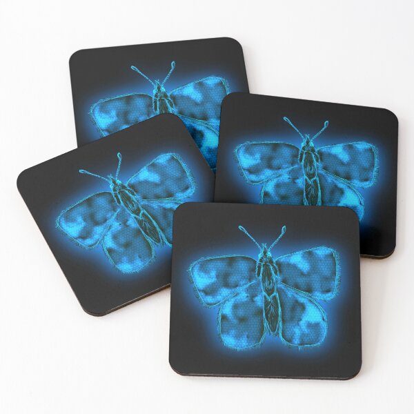 Item preview, Neon Butterfly - Azure designed and sold by Polymorpho.