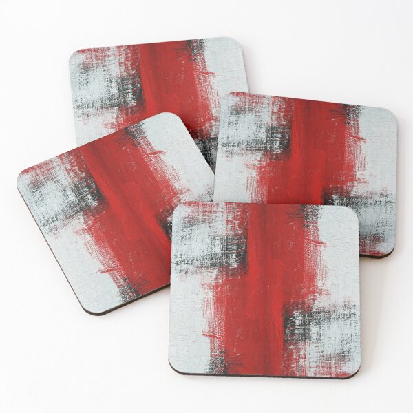 Item preview, Abstract Red Black White designed and sold by christineiris.