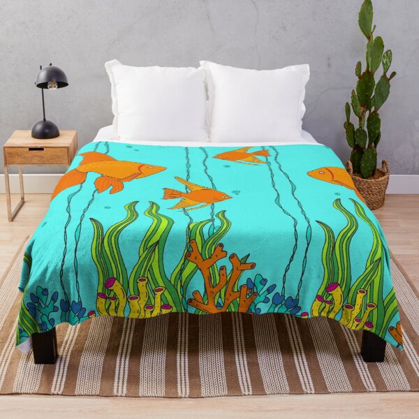 Item preview, Aquarium Fish Goldfish Bowl designed and sold by HotHibiscus.