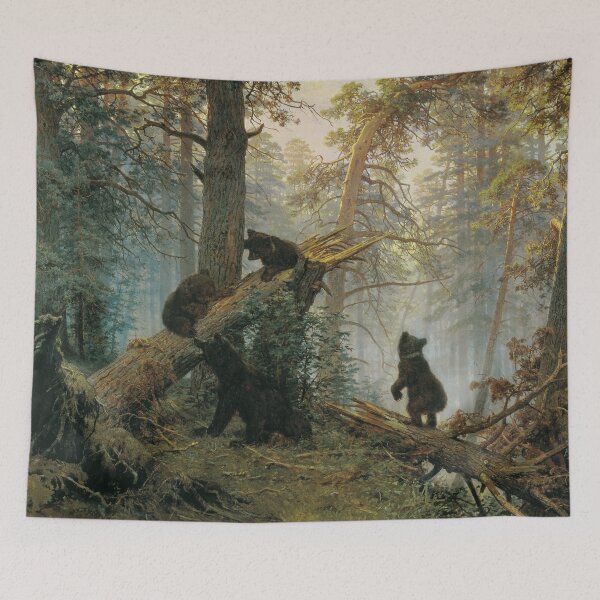 Item preview, Morning in a Pine Forest (1886) - Ivan Shishkin, Konstantin Savitsky designed and sold by SALON DES ARTS.