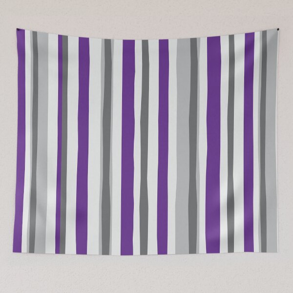 Item preview, Purple and Grey Stripes designed and sold by OriginalSchuse.