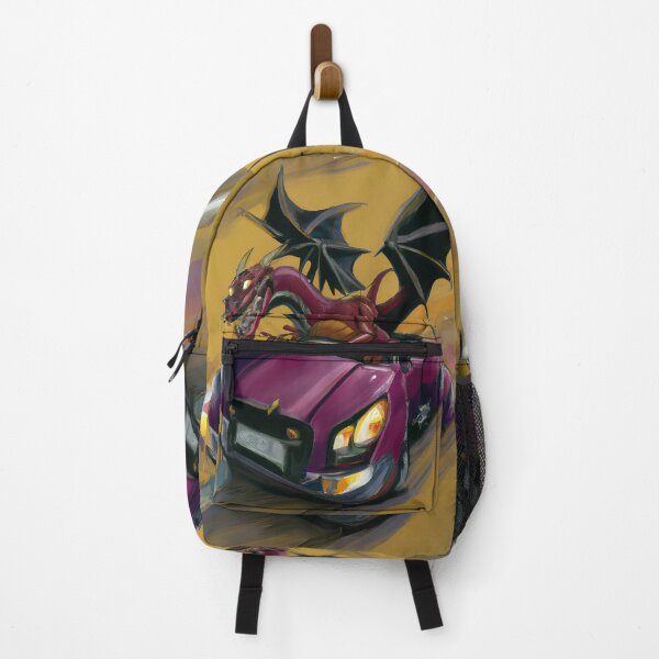 Item preview, Dragon driving a car designed and sold by Bob Murdoch.