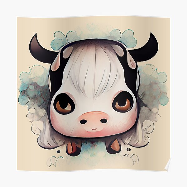 100+] Kawaii Cow Wallpapers | Wallpapers.com