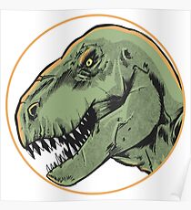 T-Rex Head Poster