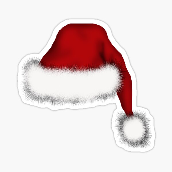 Santa Hat Sticker