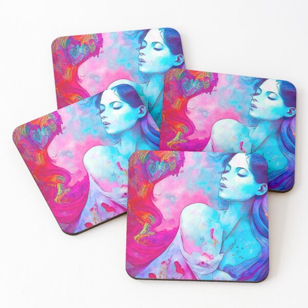 Item preview, Watercolour Portrait of Beautiful Girl designed and sold by Floralife.