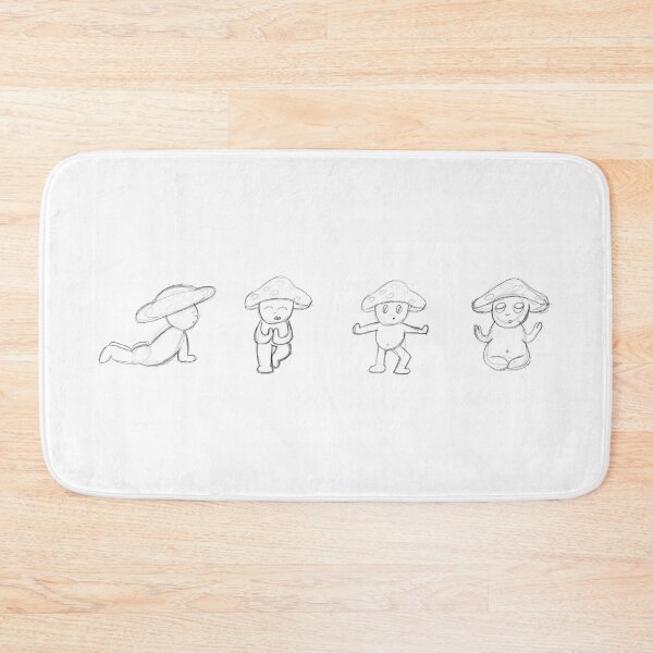 Item preview, Yogi Mushrooms sketch  designed and sold by Redheadshiitake.