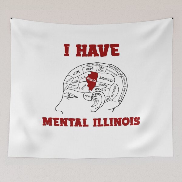 Item preview, I HAVE MENTAL ILLINOIS216 designed and sold by WestGeneral.
