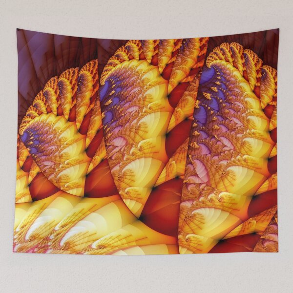 Item preview, Fractal Crescents designed and sold by pinkal.
