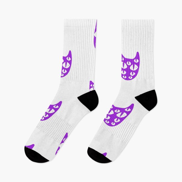 Item preview, purple cat with many eyes cute gift designed and sold by AnanasArt.