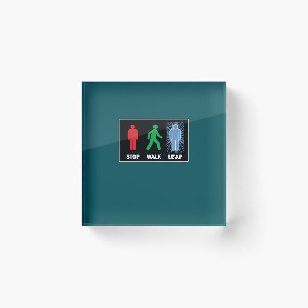 Item preview, Quantum Leap Pedestrian Sign18 designed and sold by WestGeneral.