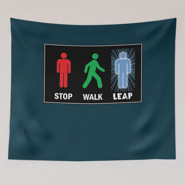 Item preview, Quantum Leap Pedestrian Sign18 designed and sold by WestGeneral.
