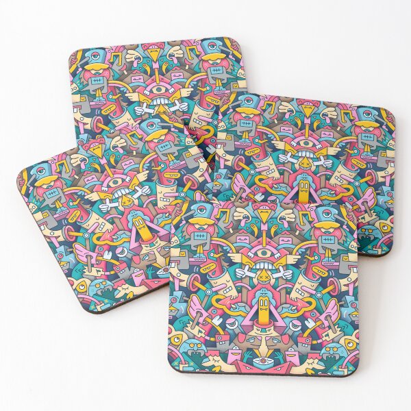 Item preview, Colorful Aztec Collage designed and sold by yketen.