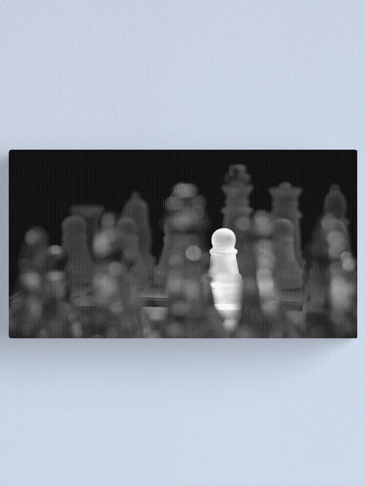 Alternate view of Chess 5: The brave one Canvas Print