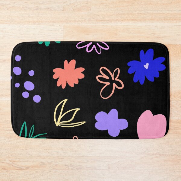 Item preview, Black Colourful Flower designed and sold by Catiess.