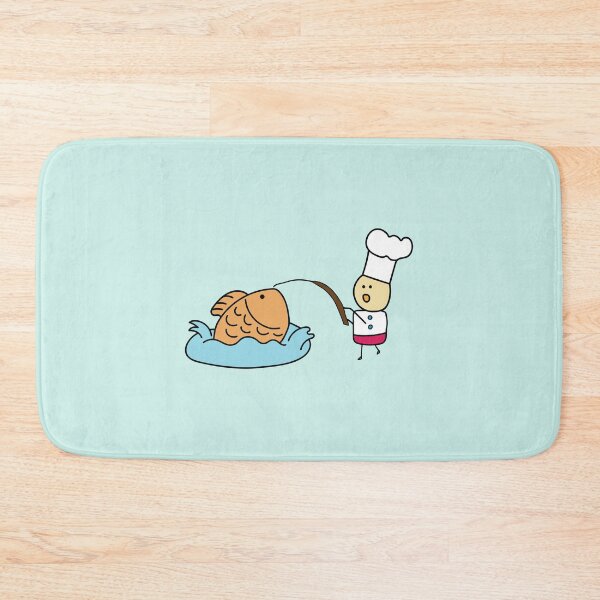Item preview, funny baker caught a giant fish bread designed and sold by wordspotrayal.