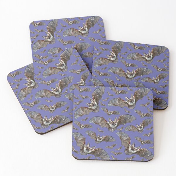 Item preview, Lots of Bats by BeeFoxTree, Long Eared Bats, Purple Bats designed and sold by BeeFoxTree.