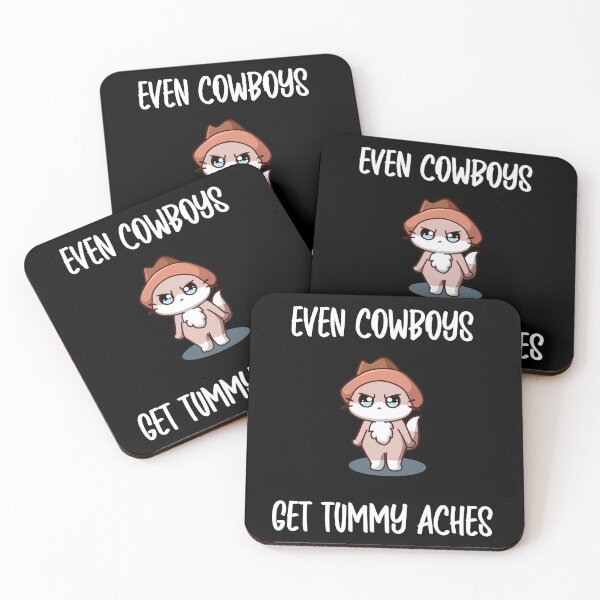 Item preview, Even Cowboys Get Tummy Aches designed and sold by designsdetour.