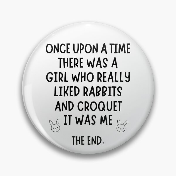 Item preview, A girl who really liked croquet and rabbits. designed and sold by TheGreenGoat.