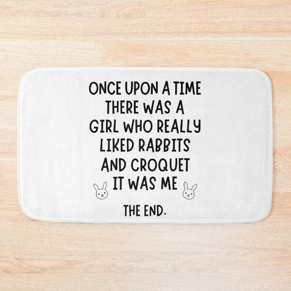 Item preview, A girl who really liked croquet and rabbits. designed and sold by TheGreenGoat.