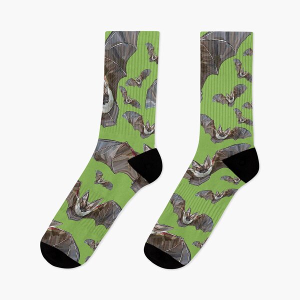 Item preview, Halloween Bats by BeeFoxTree, Long Eared Bats, Green Bats designed and sold by BeeFoxTree.