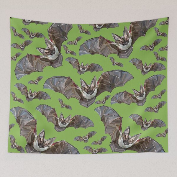 Item preview, Halloween Bats by BeeFoxTree, Long Eared Bats, Green Bats designed and sold by BeeFoxTree.
