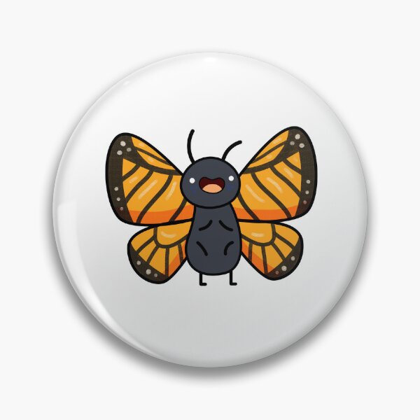 Item preview, Kawaii Monarch Butterfly designed and sold by kawaiilife.