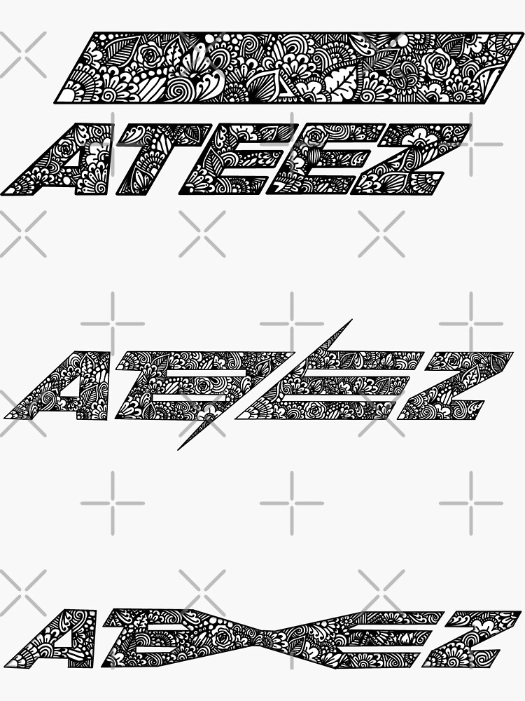 即決⭕️ATEEZ サン US b&n DOODLE Ateez Golden Hour Barnes & Noble Doodle Ver. Photocard