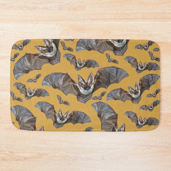 Item preview, Ochre Bats by BeeFoxTree, Long Eared Bats, Mustard Bats designed and sold by BeeFoxTree.