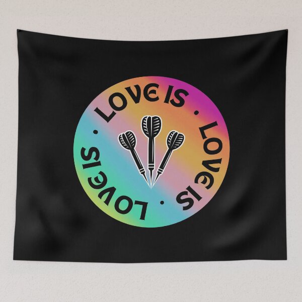 Item preview, Darts: Love is designed and sold by TheGreenGoat.