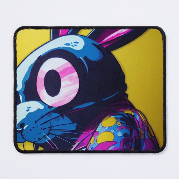Item preview, Rabbit yellow background designed and sold by keyd-studio.